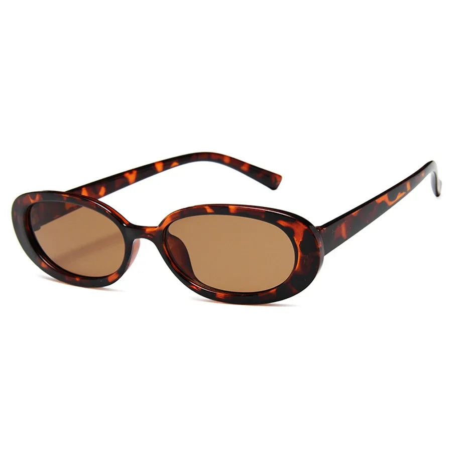 Vintage Oval Sunglasses Women