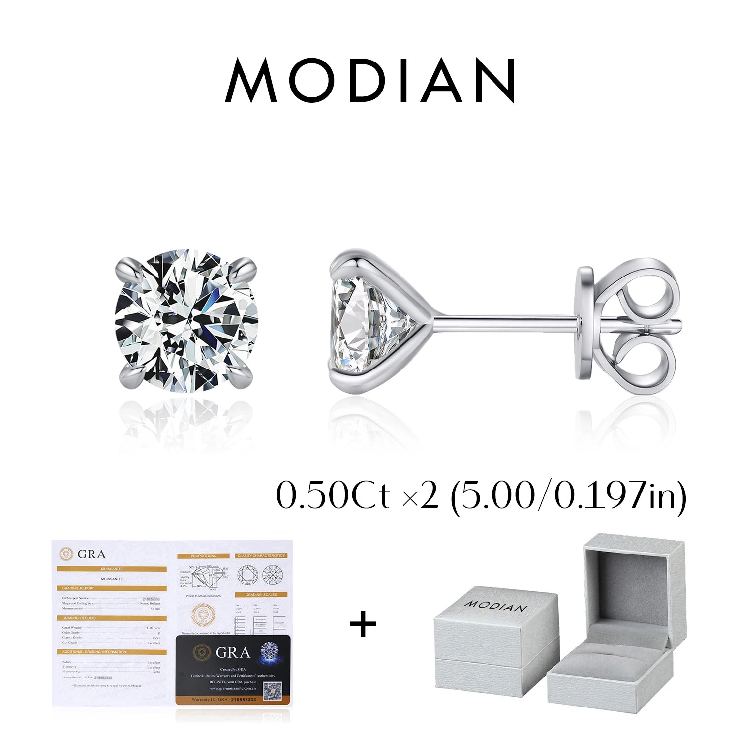 Moissanite Earrings