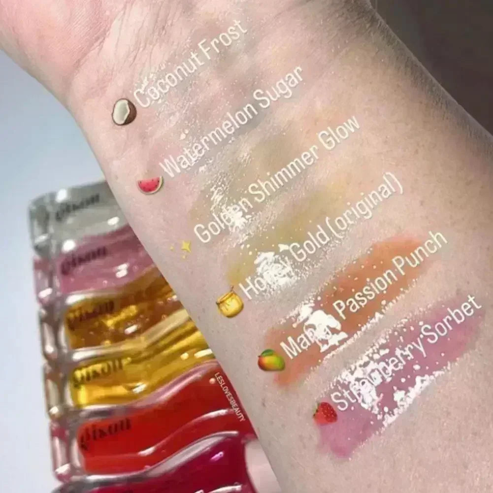 Gisou Moisturizing Glazed Plum Lip Balm Lip Oil