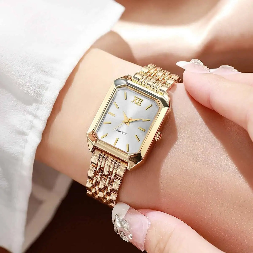 Fashion Rectangle Women Quartz Watch 