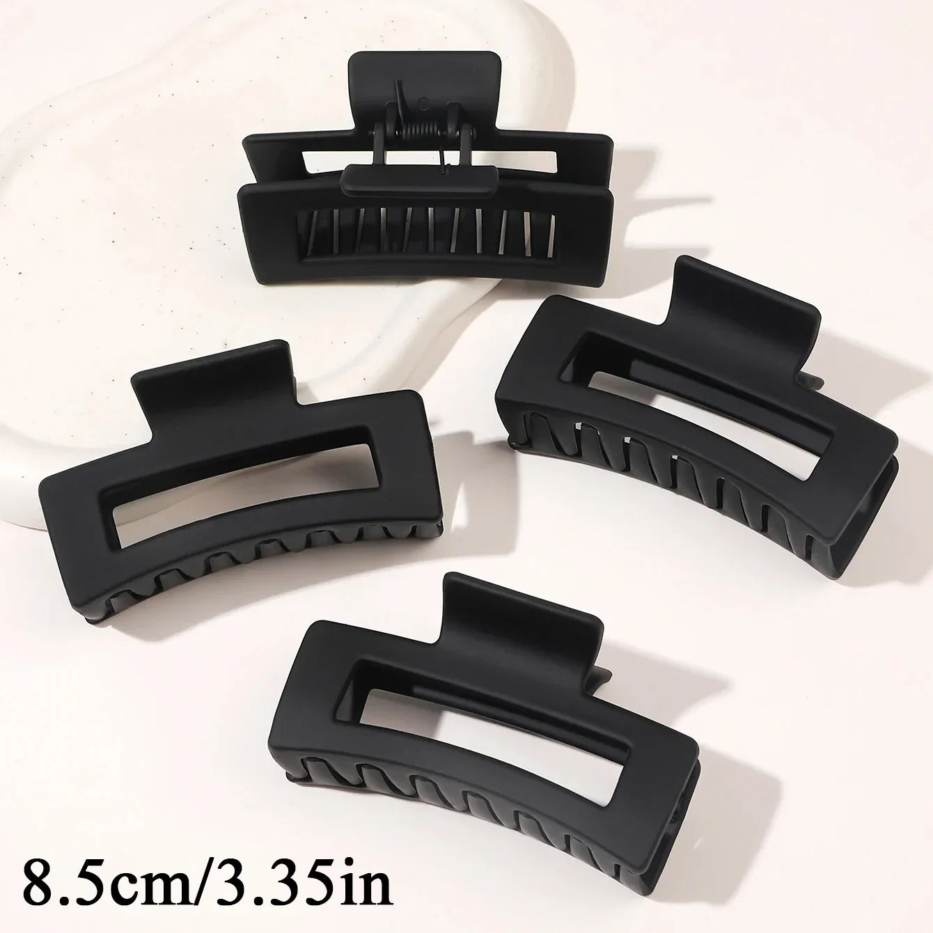 Women Girls Claw Clips Coffee Black Hair