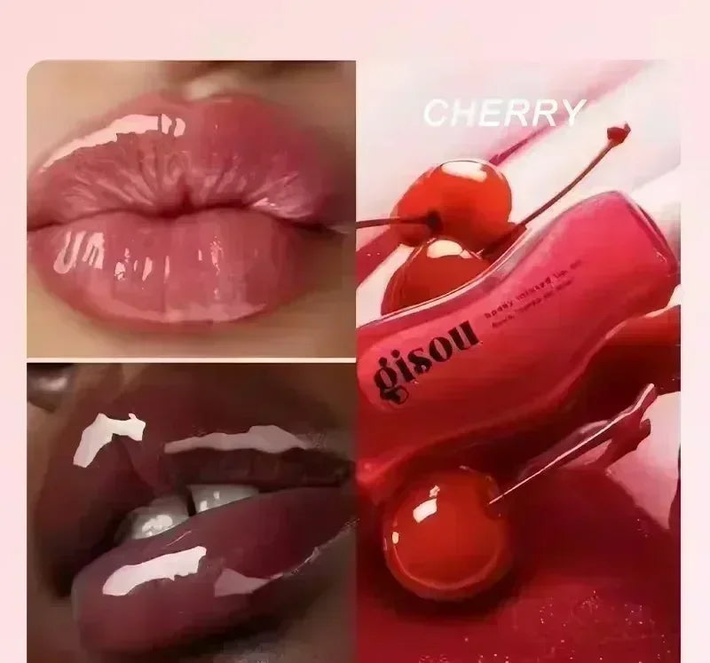 Gisou Moisturizing Glazed Plum Lip Balm Lip Oil