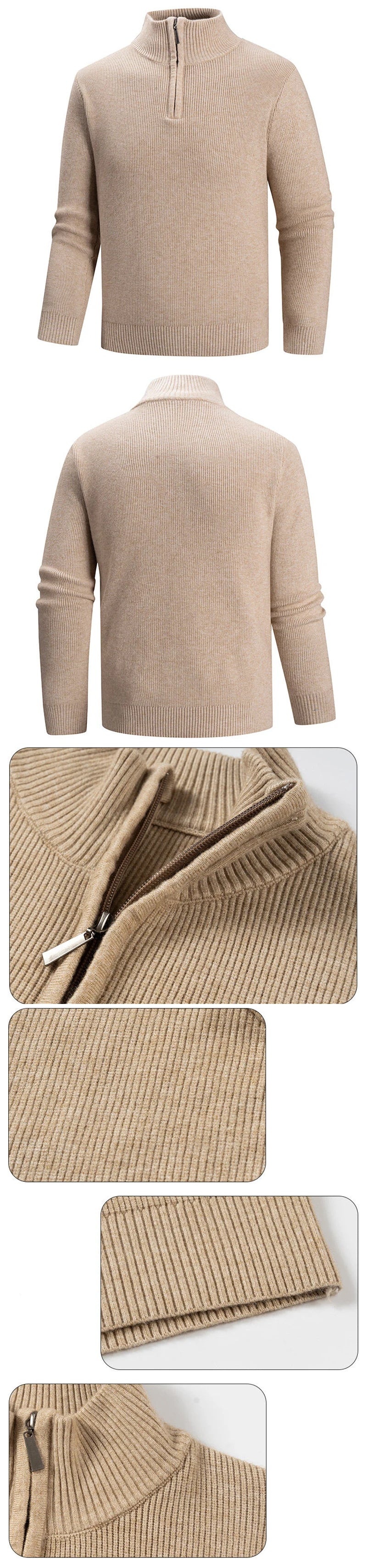 Men's Quarter Zip Sweaters