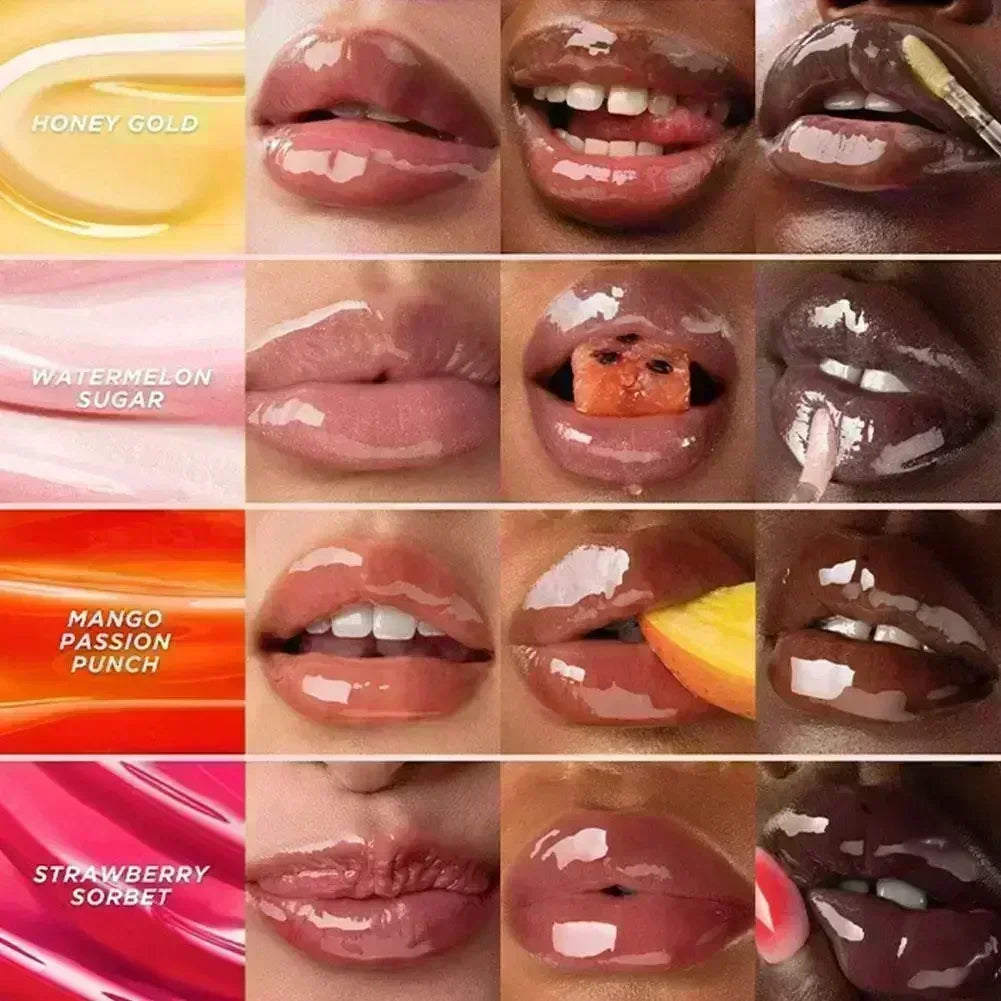 Gisou Moisturizing Glazed Plum Lip Balm Lip Oil