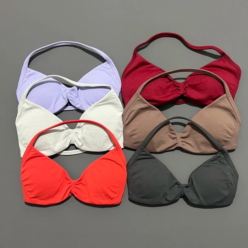 HISTELLO Impact Strappy Bra Gym Top