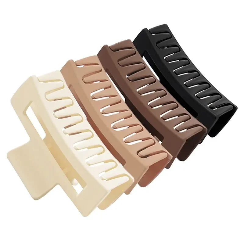 Women Girls Claw Clips Coffee Black Hair