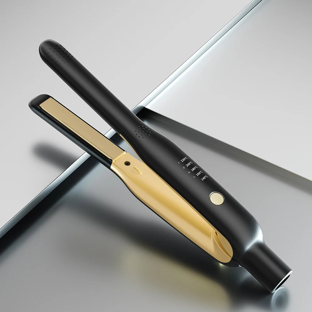 2-in-1 Mini Hair Straightener & Curler
