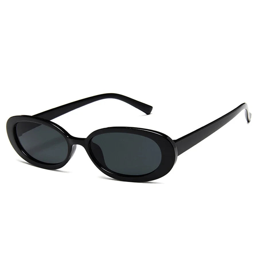 Vintage Oval Sunglasses Women