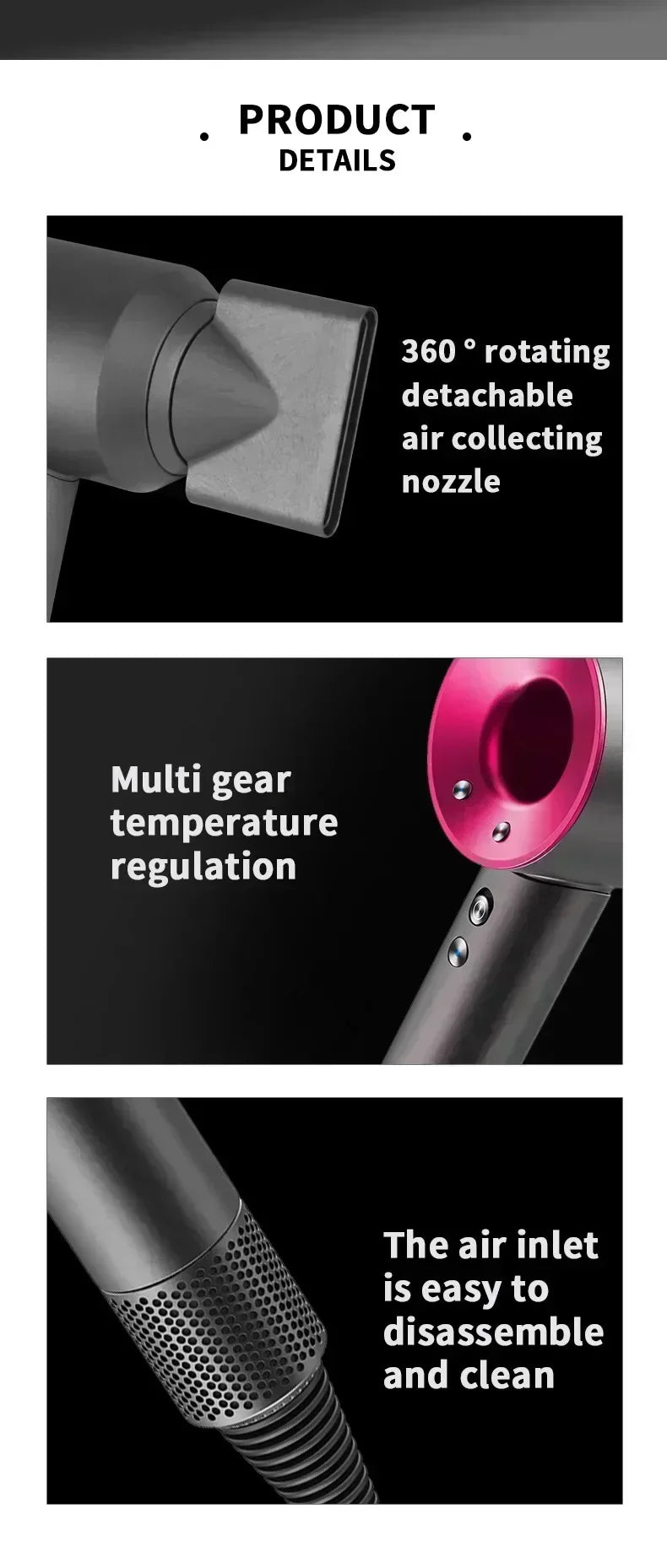 5 in 1 Professional Hair Dryer