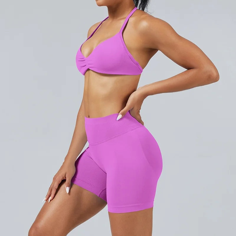HISTELLO Impact Strappy Bra Gym Top