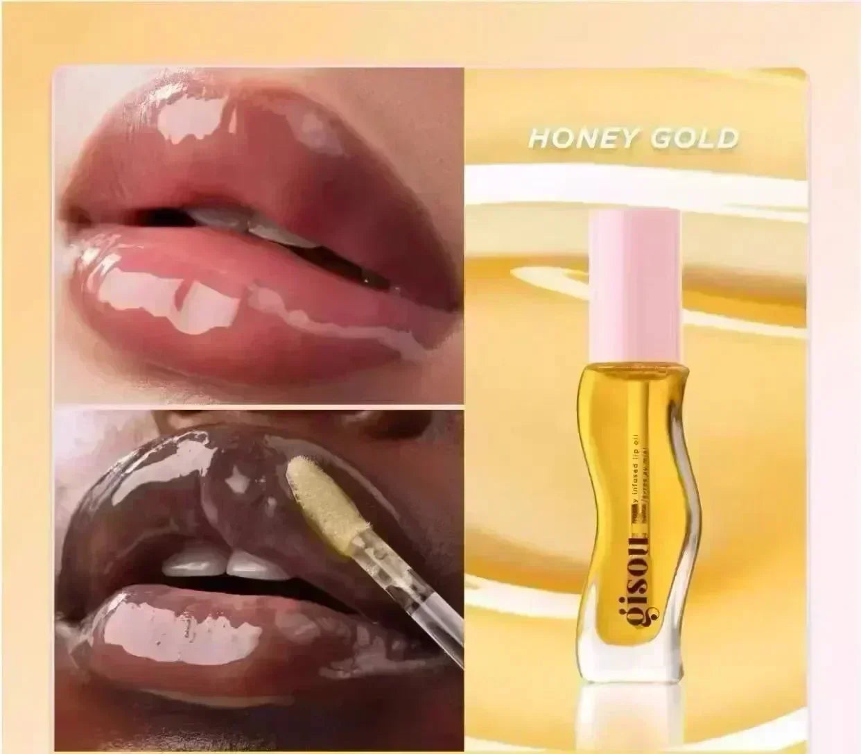 Gisou Moisturizing Glazed Plum Lip Balm Lip Oil