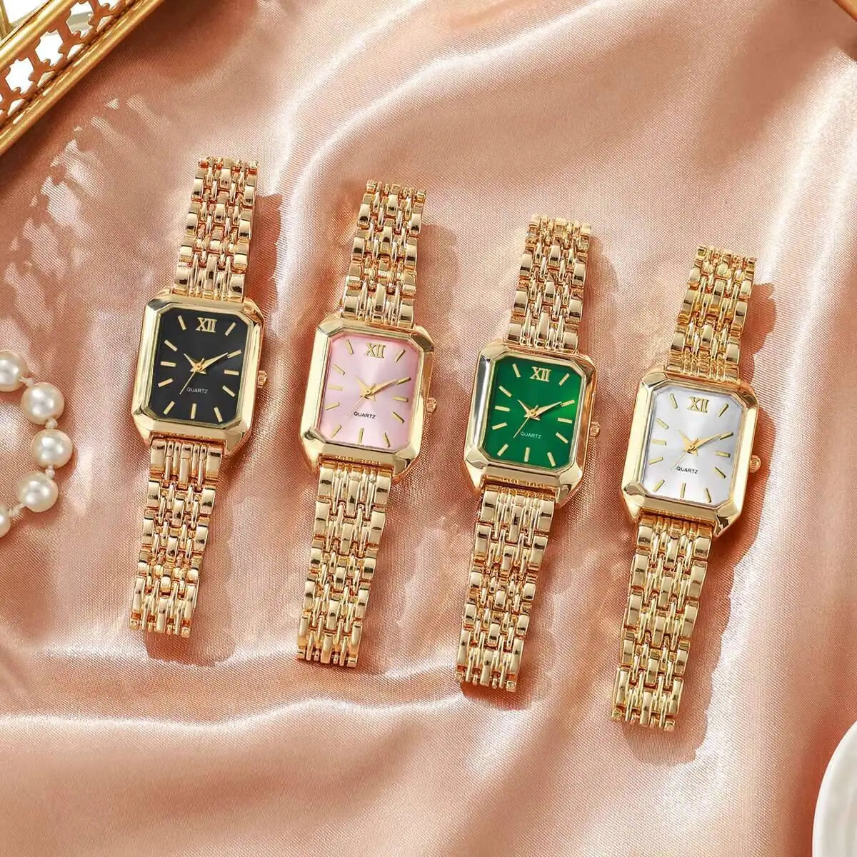 Fashion Rectangle Women Quartz Watch 