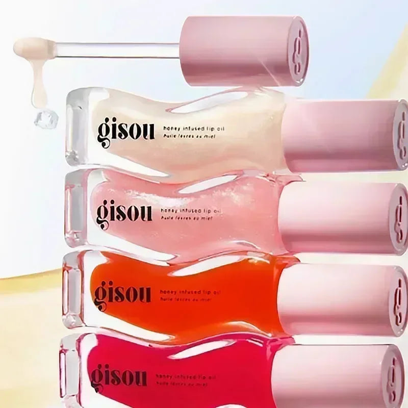 Gisou Moisturizing Glazed Plum Lip Balm Lip Oil