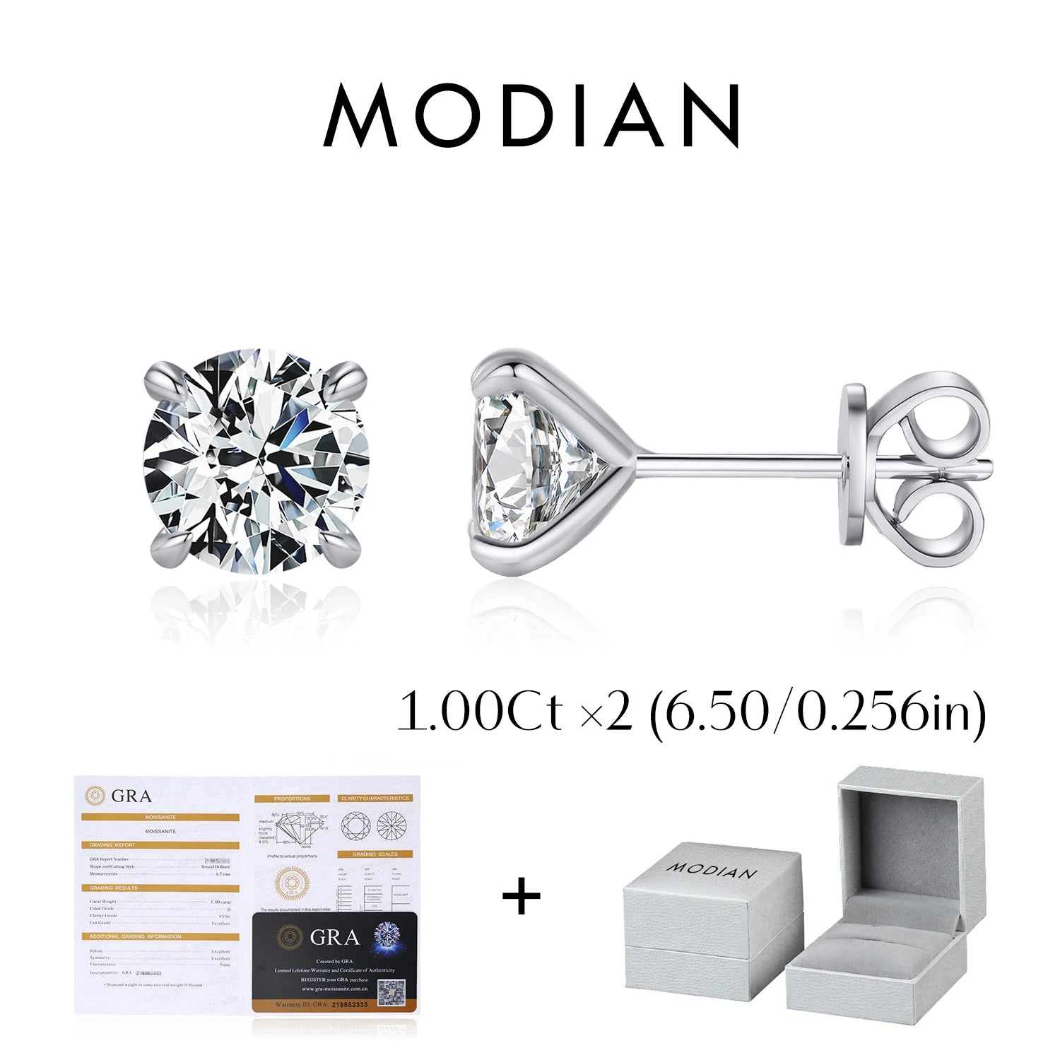 Moissanite Earrings