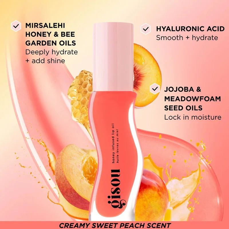 Gisou Moisturizing Glazed Plum Lip Balm Lip Oil