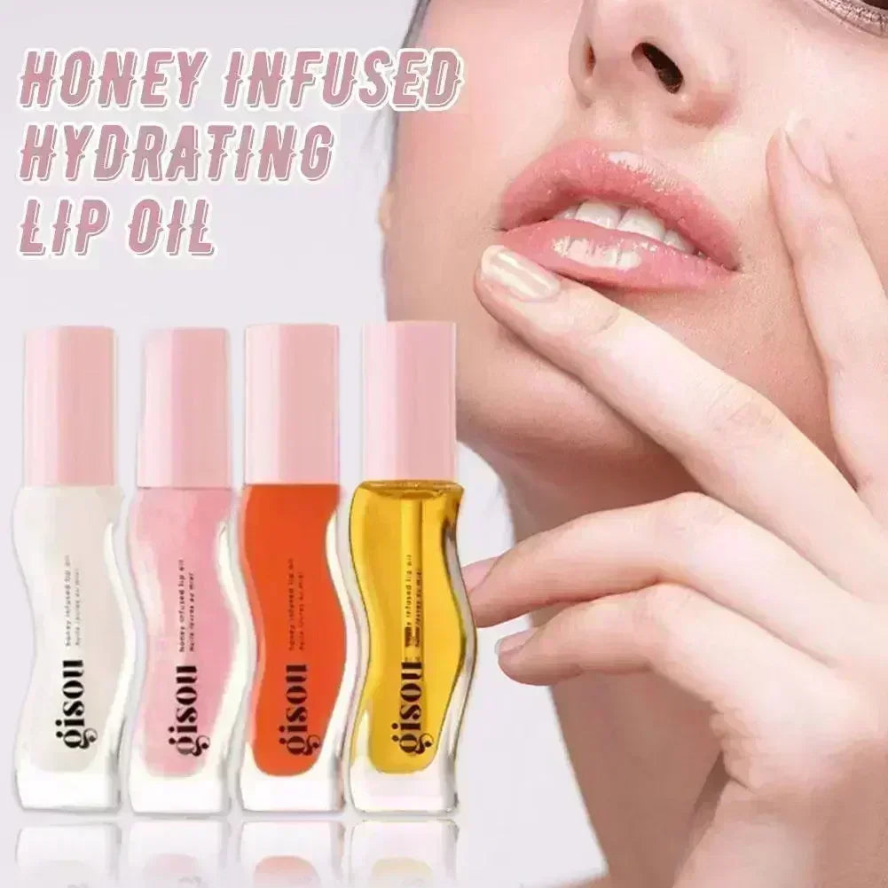 Gisou Moisturizing Glazed Plum Lip Balm Lip Oil