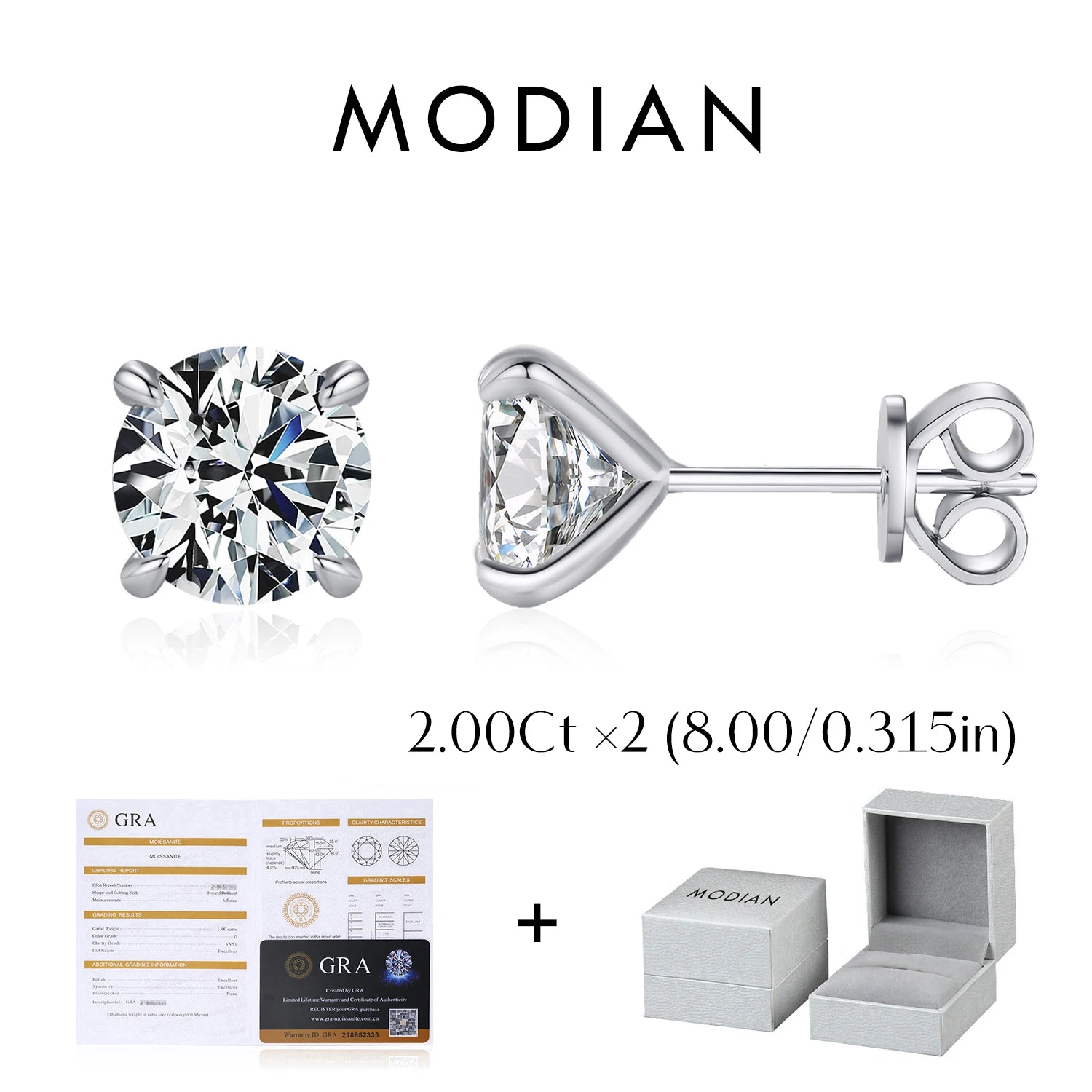 Moissanite Earrings