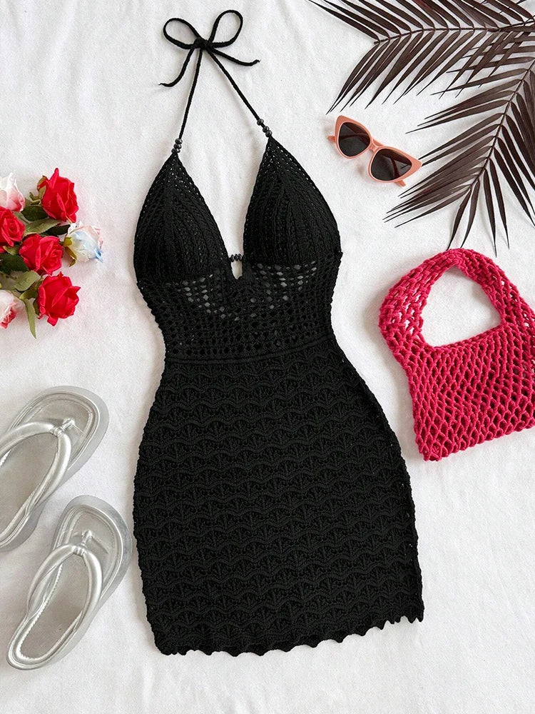 Women's V-Neck Strapless Dress