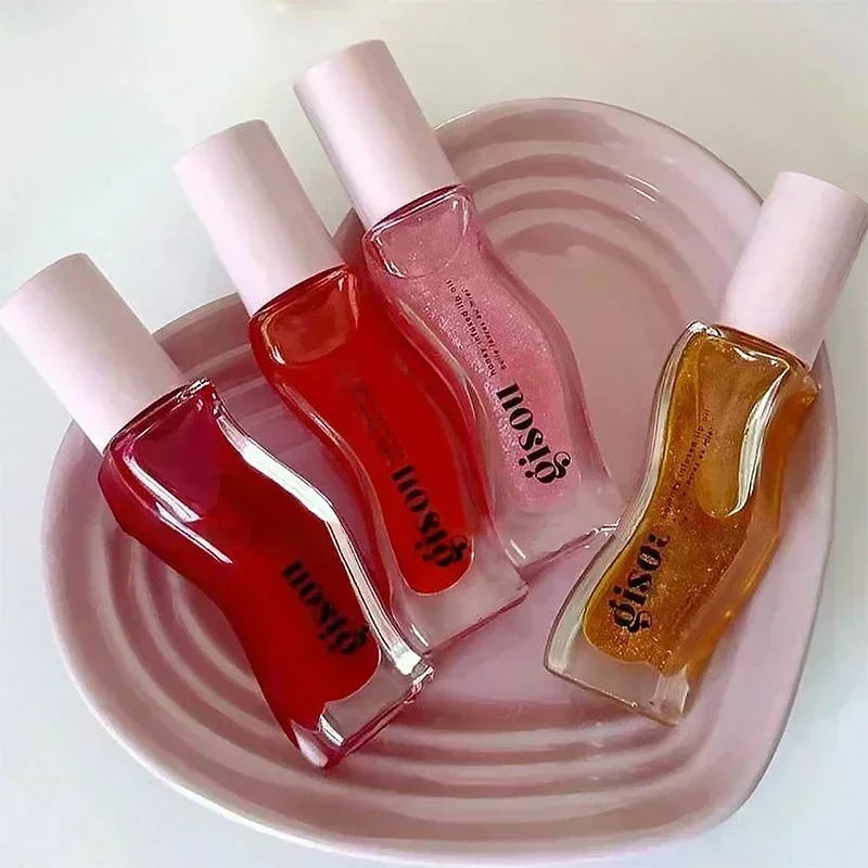 Gisou Moisturizing Glazed Plum Lip Balm Lip Oil