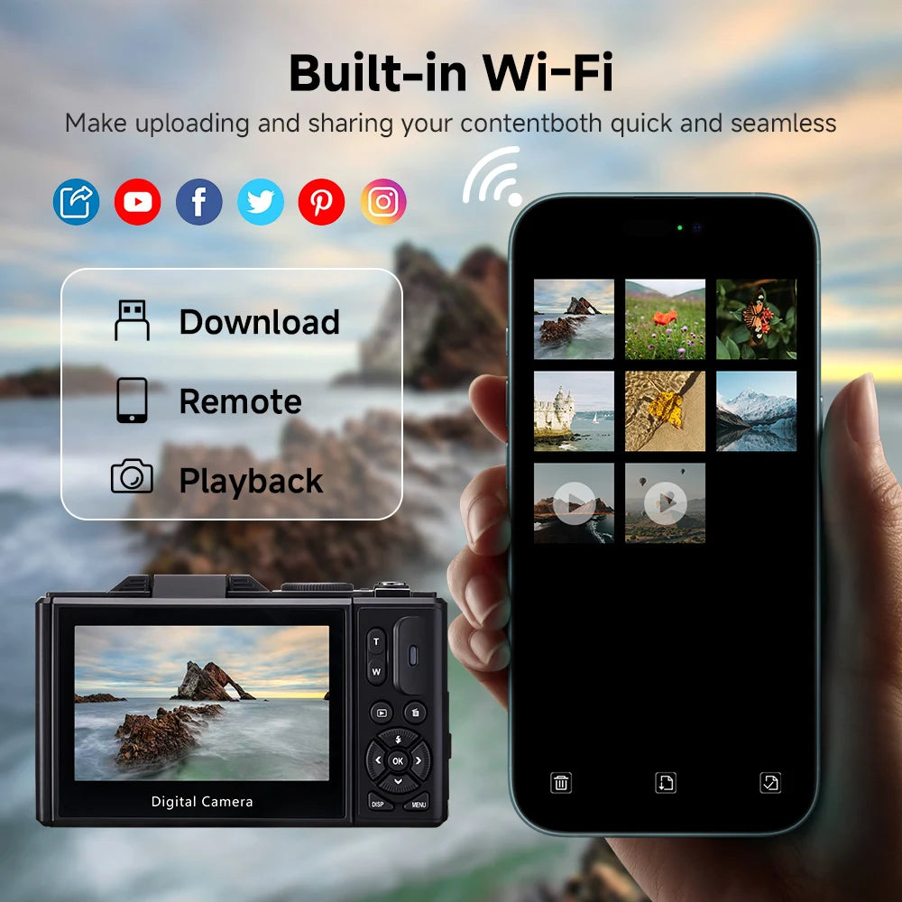 75MP Digital Camera for Photography