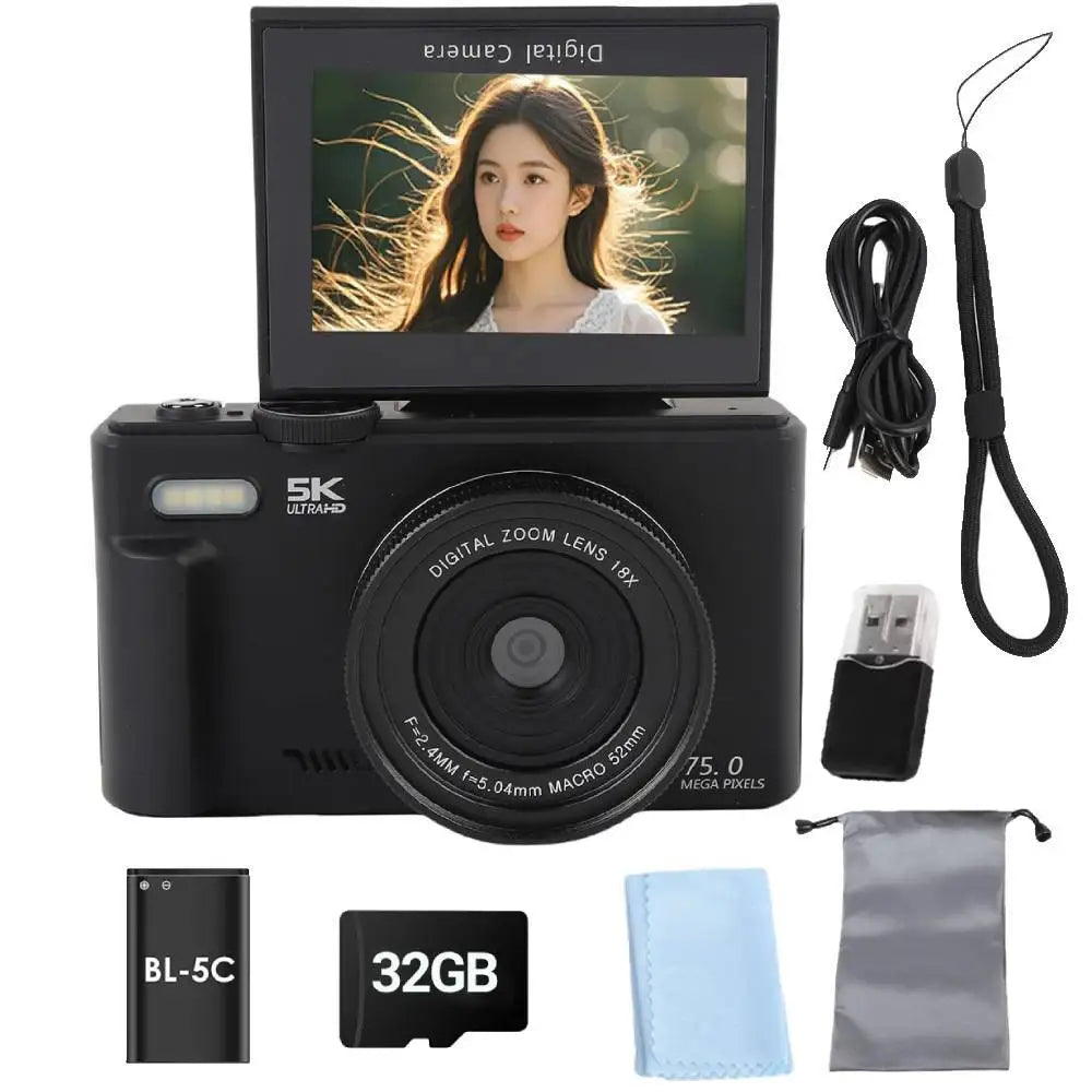 75MP Digital Camera for Photography