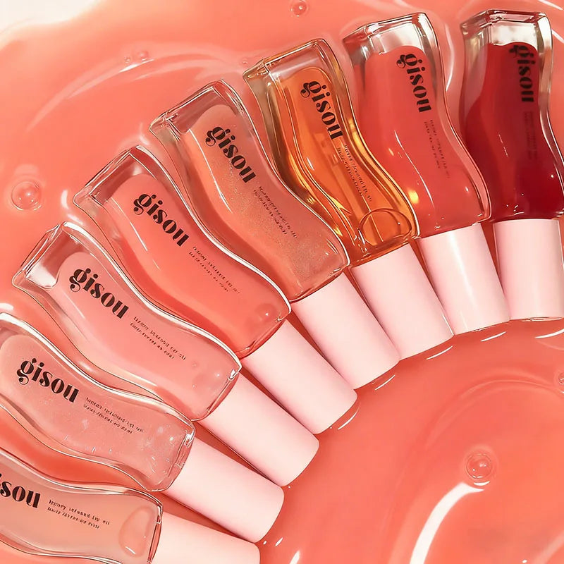 Gisou Moisturizing Glazed Plum Lip Balm Lip Oil