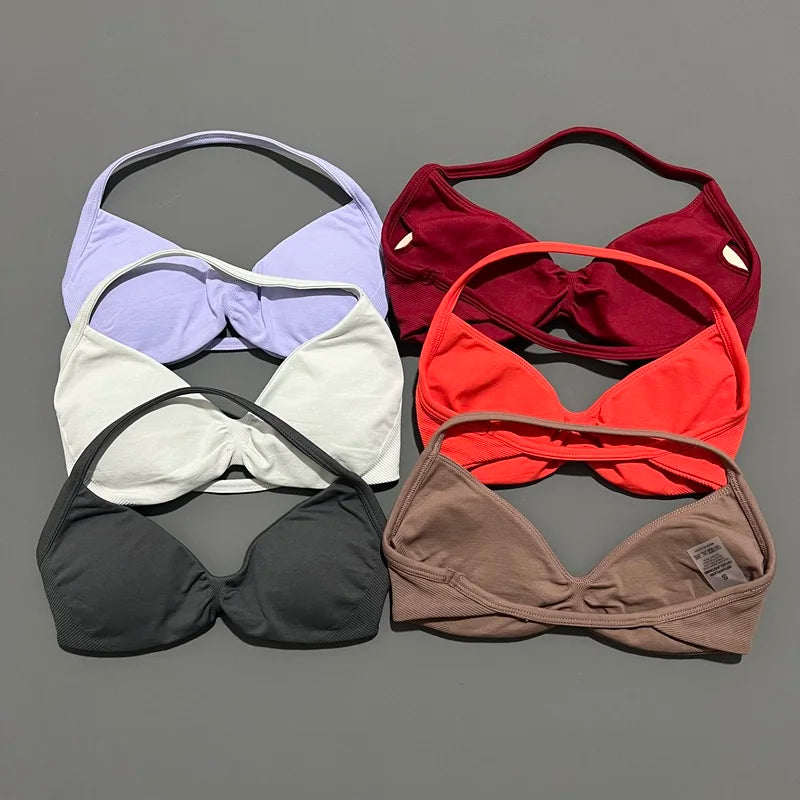 HISTELLO Impact Strappy Bra Gym Top
