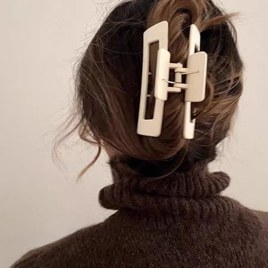 Women Girls Claw Clips Coffee Black Hair