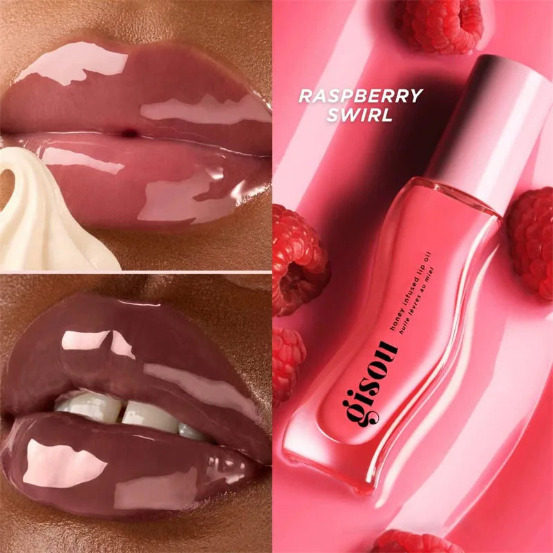 Gisou Moisturizing Glazed Plum Lip Balm Lip Oil