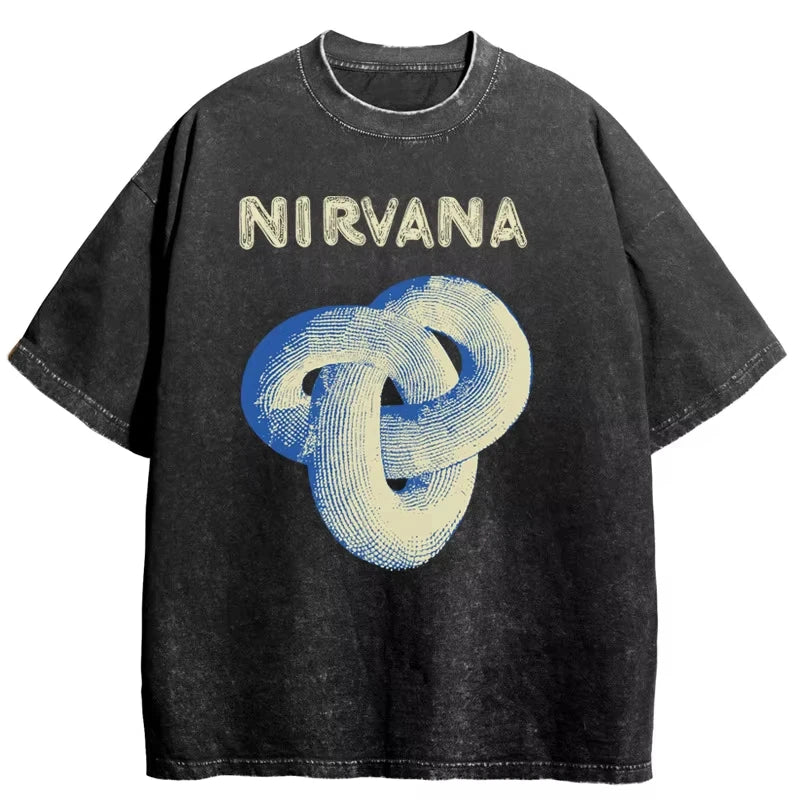 Nirvana rock band men's Retro cotton