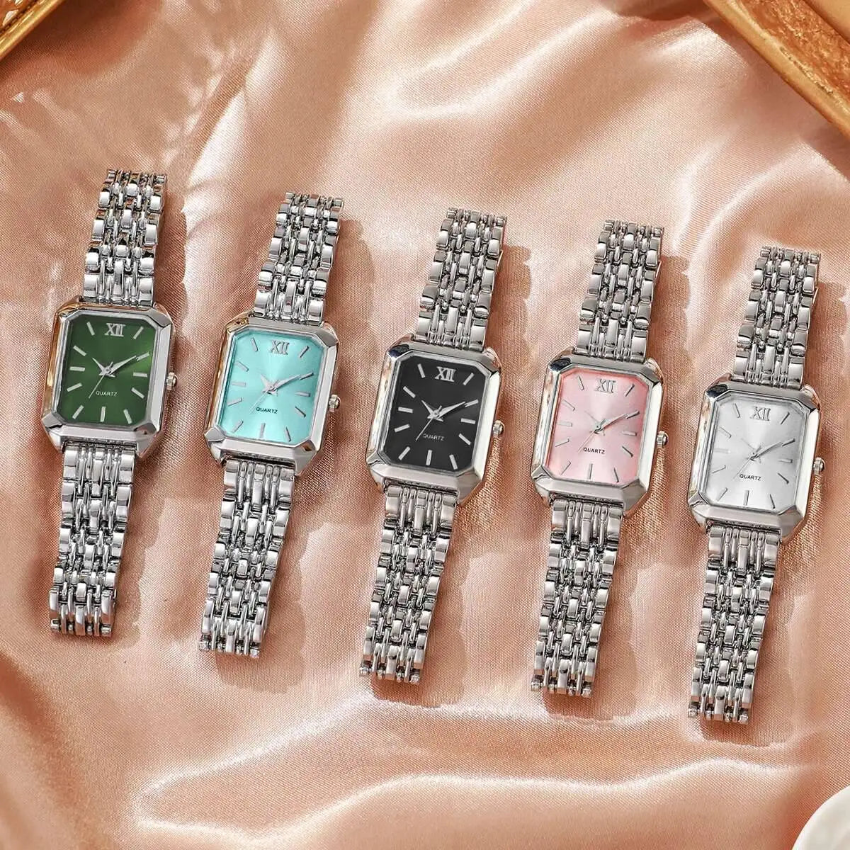 Fashion Rectangle Women Quartz Watch 