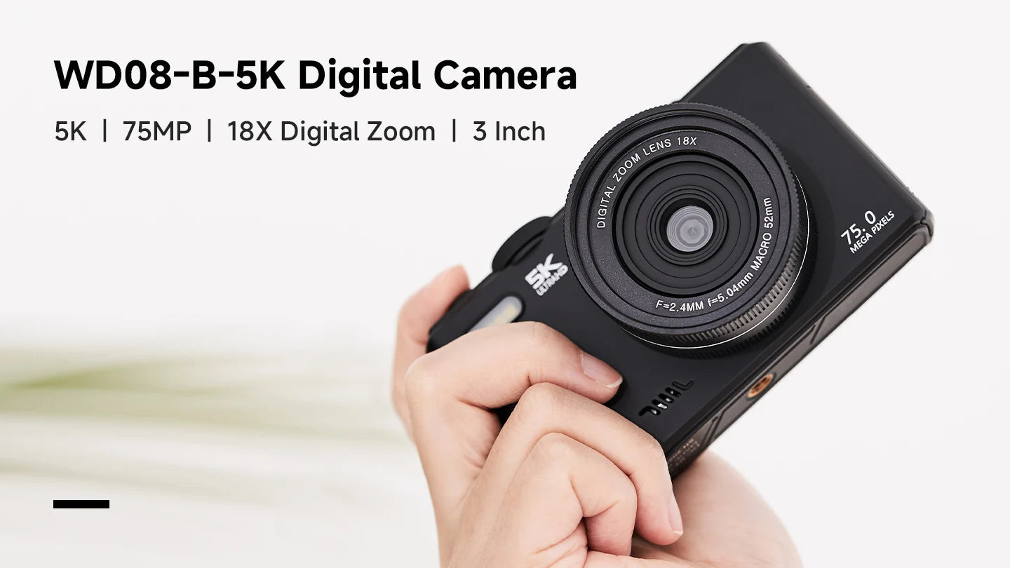 75MP Digital Camera for Photography