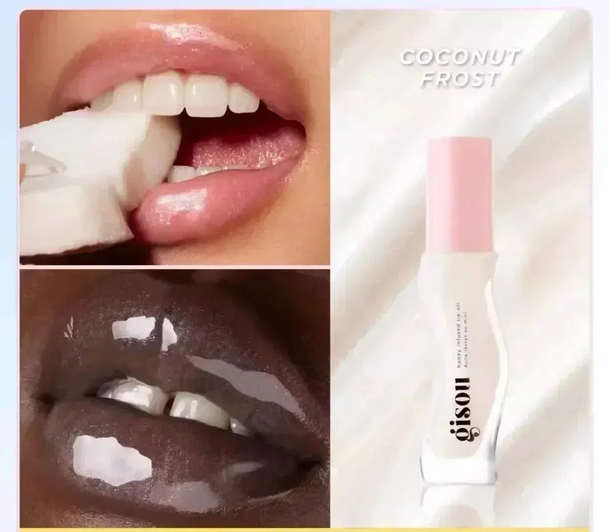 Gisou Moisturizing Glazed Plum Lip Balm Lip Oil