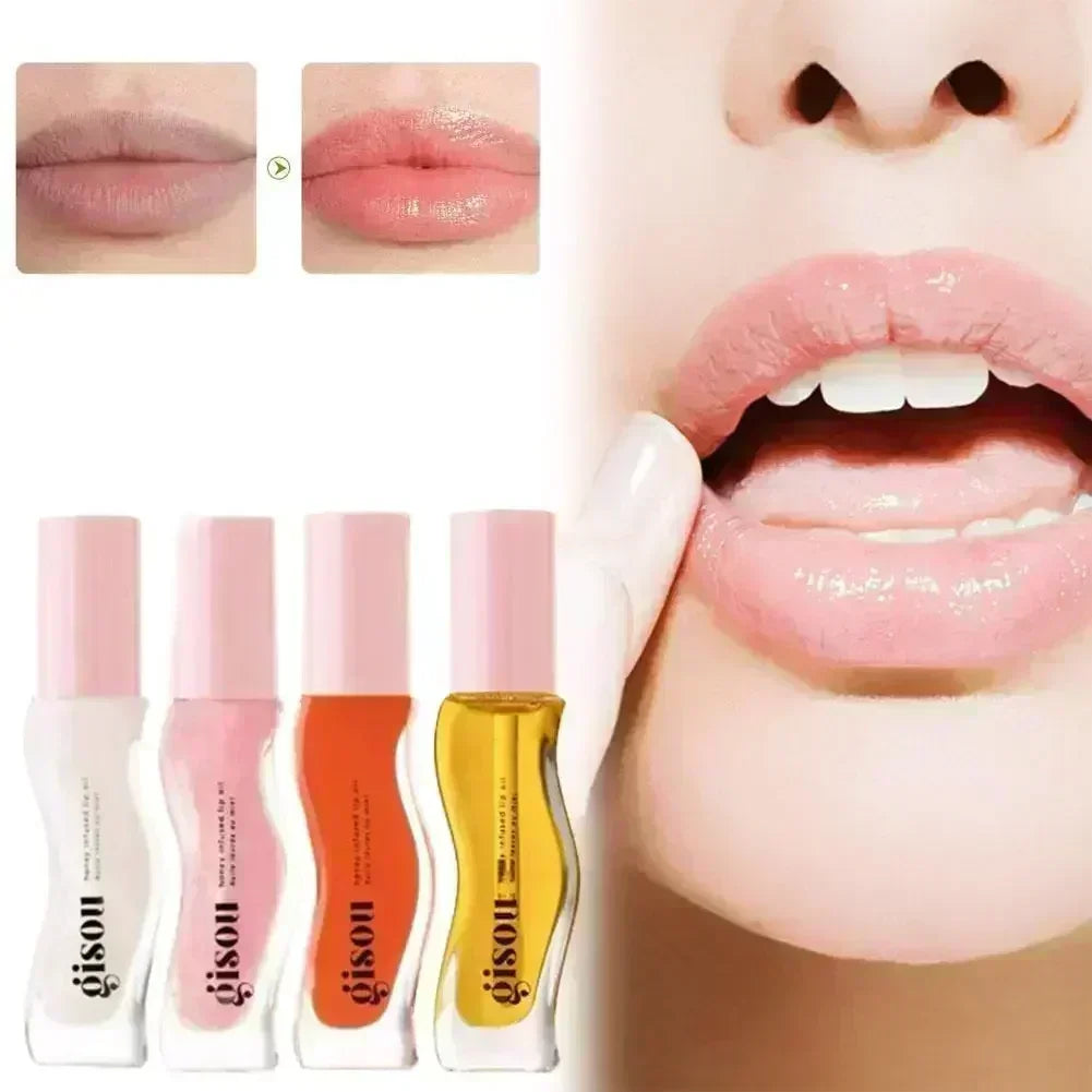 Gisou Moisturizing Glazed Plum Lip Balm Lip Oil