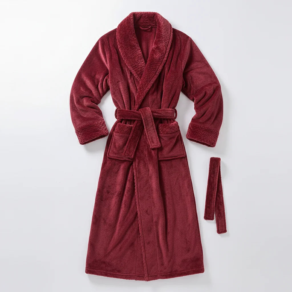 Cozy Flannel Bathrobe